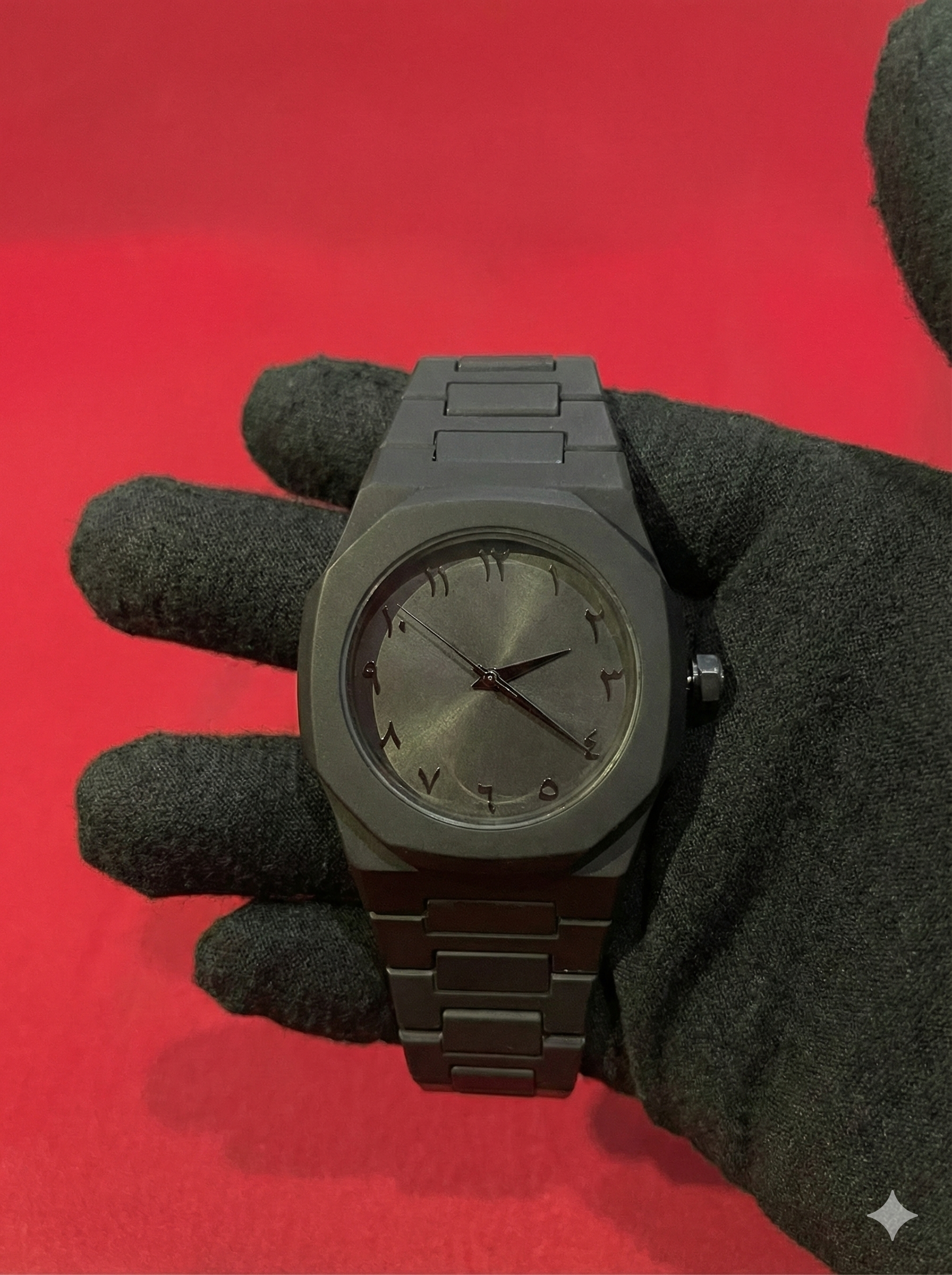 Black Arabic Aura Watch