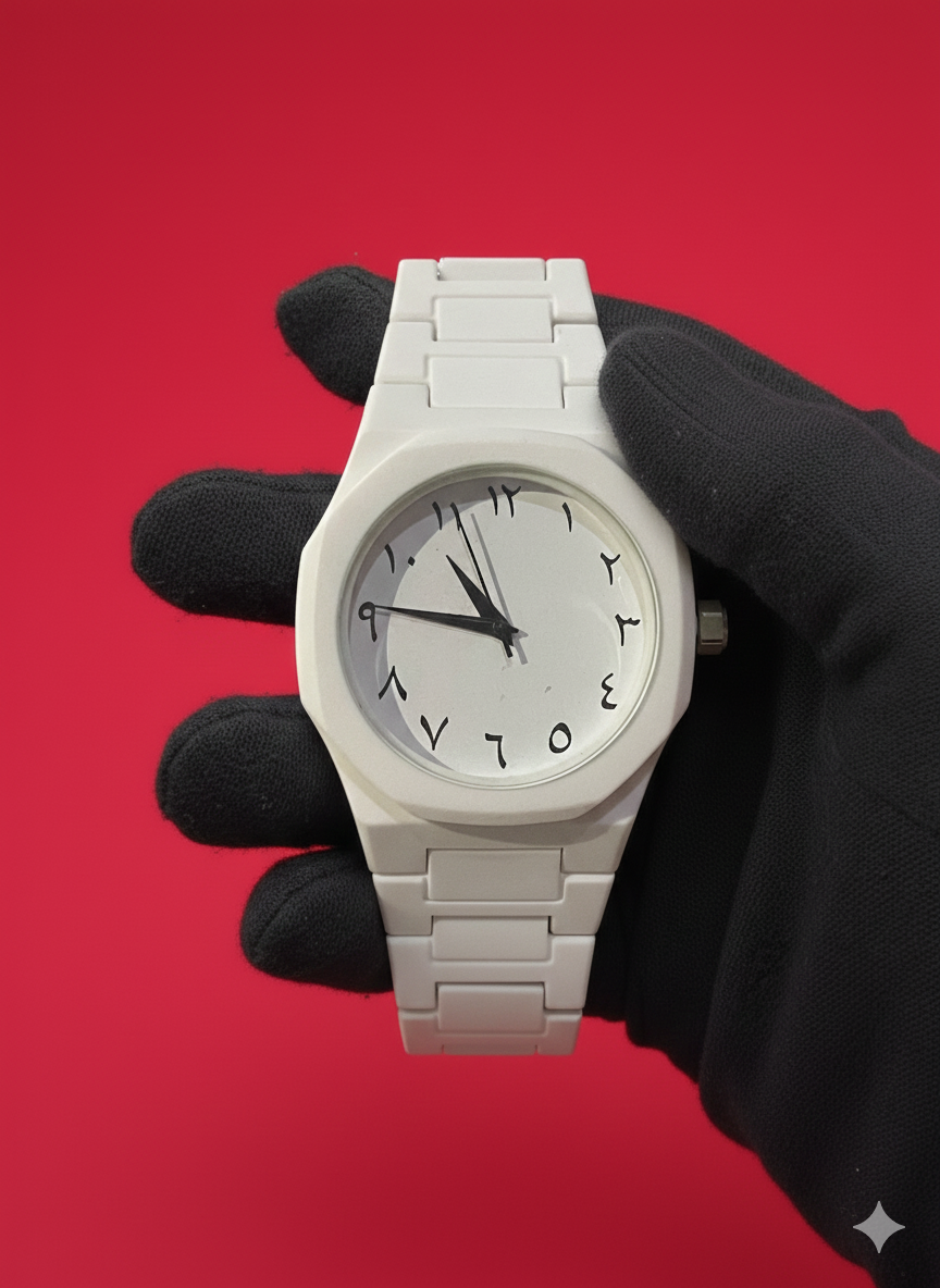 White Arabic Aura Watch