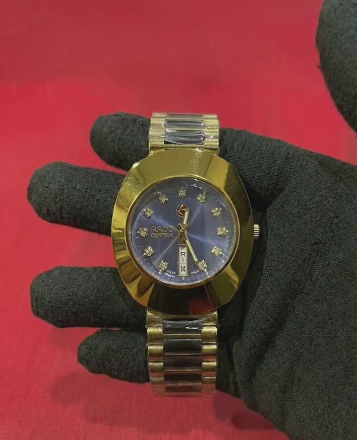 RADO GOLD WITH PREMIUM BLUE DIAL