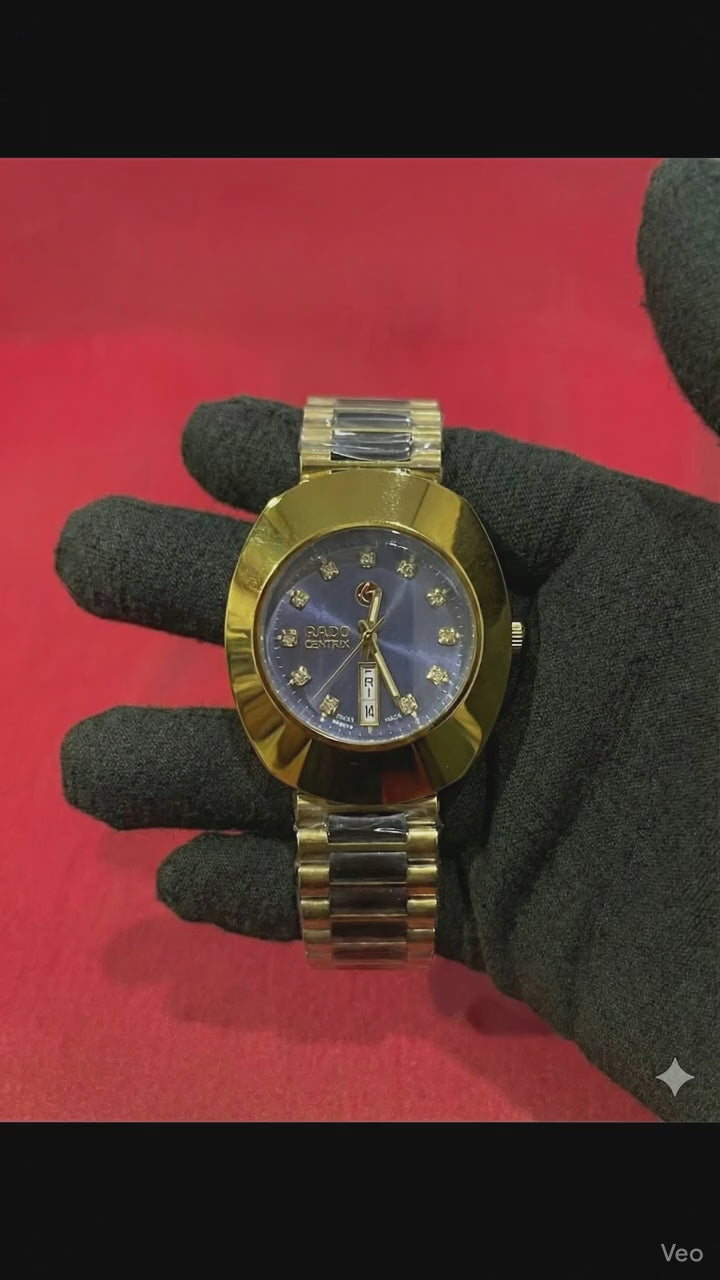 RADO GOLD WITH PREMIUM BLUE DIAL